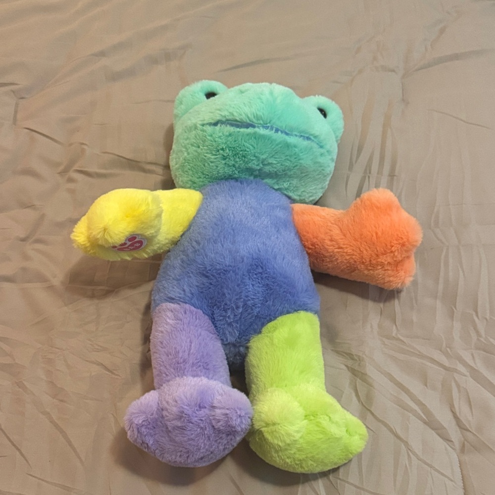 Build a bear multicolor frog